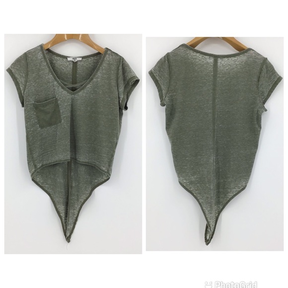 Jack by BB Dakota Cross My Heart Burnout Tee, S - Picture 14 of 16